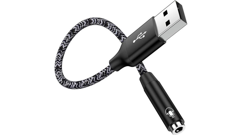 usb headphone audio adapter
