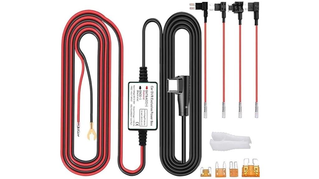 vehicle dash cam power