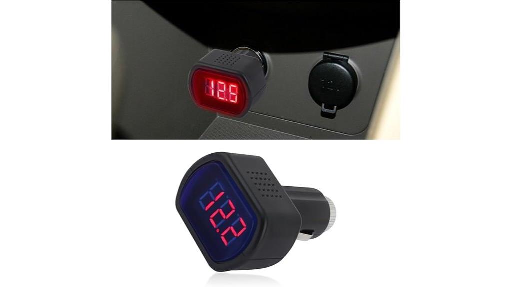vehicle power outlet monitor