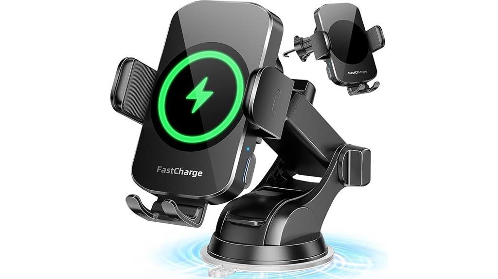 wireless car charger mount