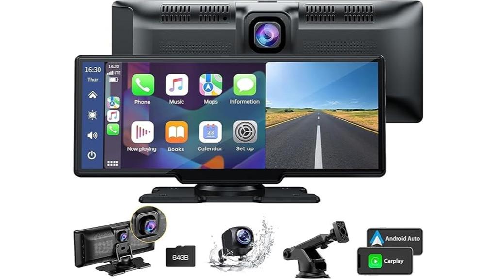 wireless carplay dash cam