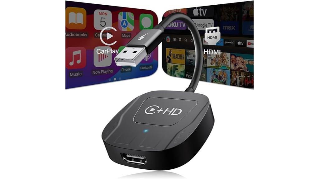 wireless hdmi carplay adapter
