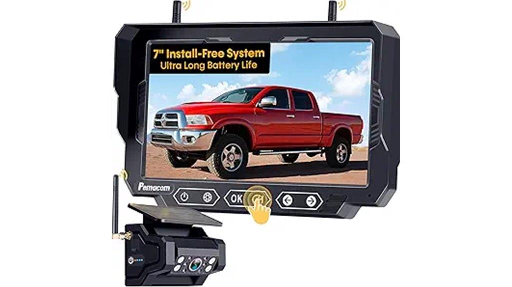 wireless magnetic backup camera