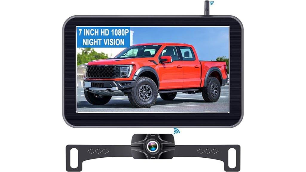 wireless truck backup camera