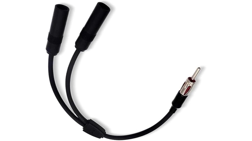 y shaped antenna connector