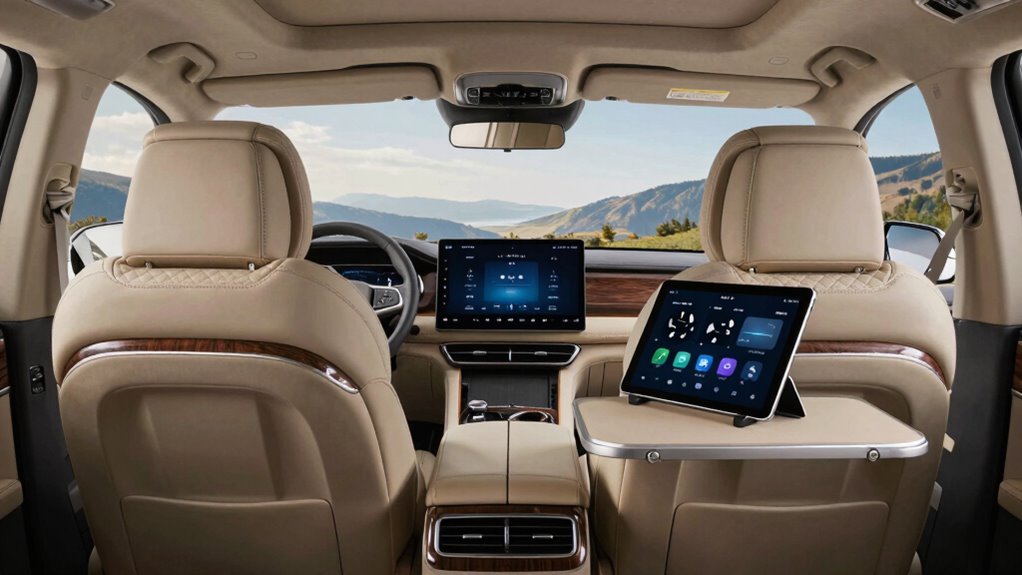 comfortable entertained personalized rides