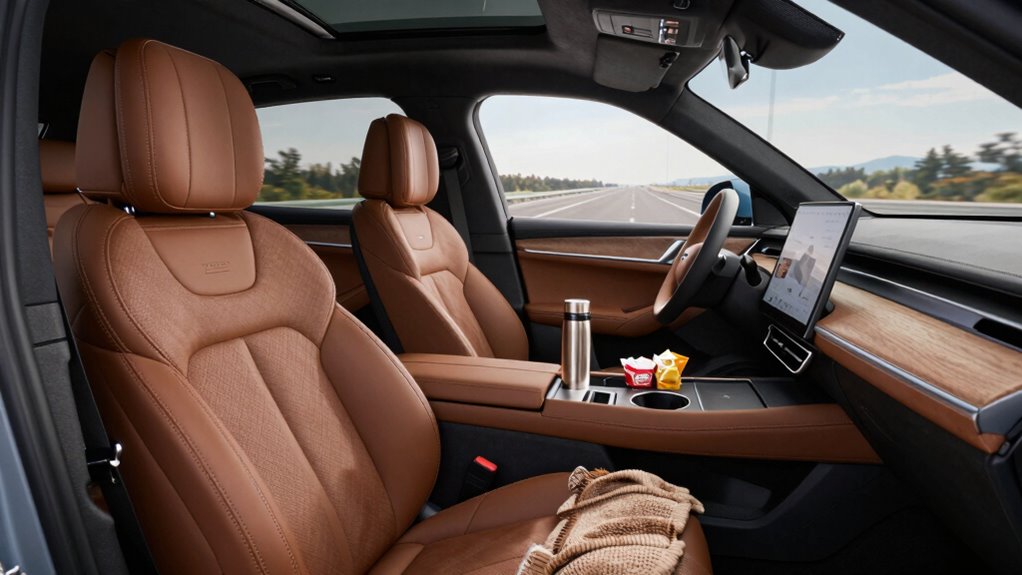 comfortable ergonomic driving setup