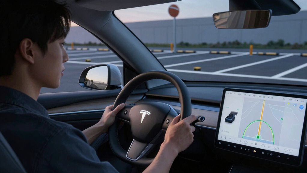 confident parking through etiquette