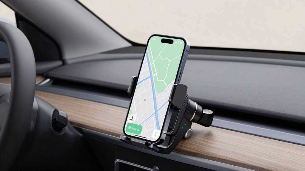 enhanced phone mount charging
