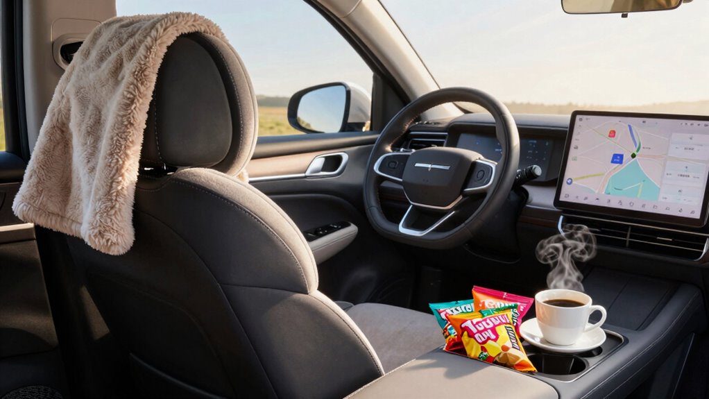 luxury road trip comfort