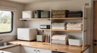 maintain organized clutter free cabin