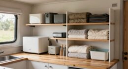 maintain organized clutter free cabin
