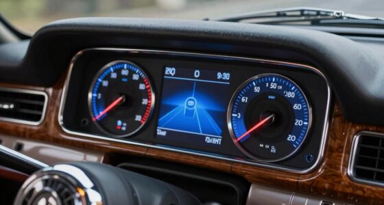 modern displays enhance classic cars