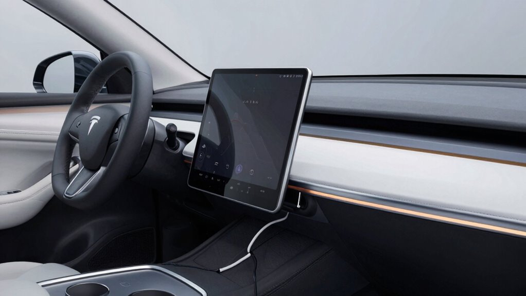 neat organized electronics installation