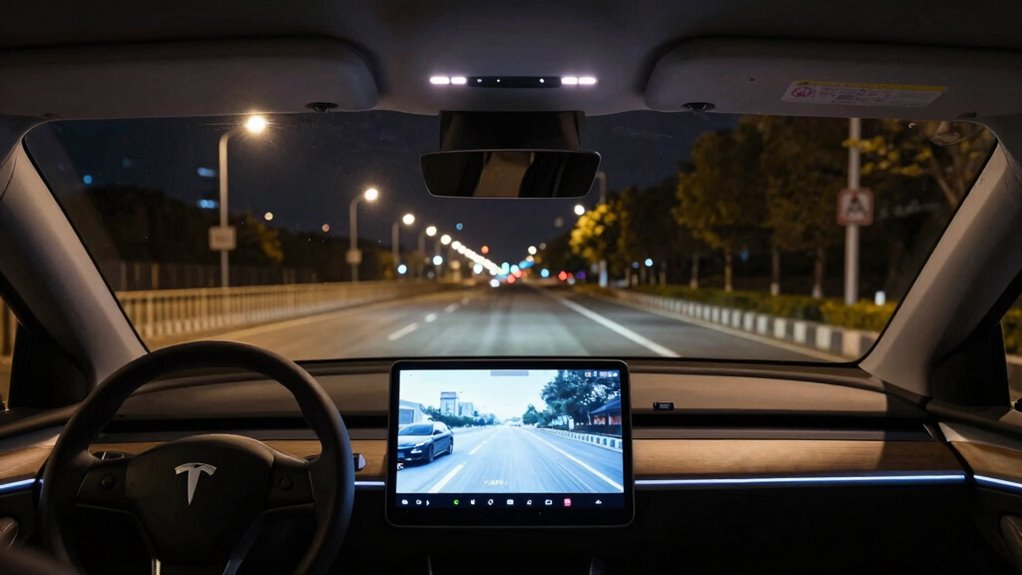 night rear visibility enhancement