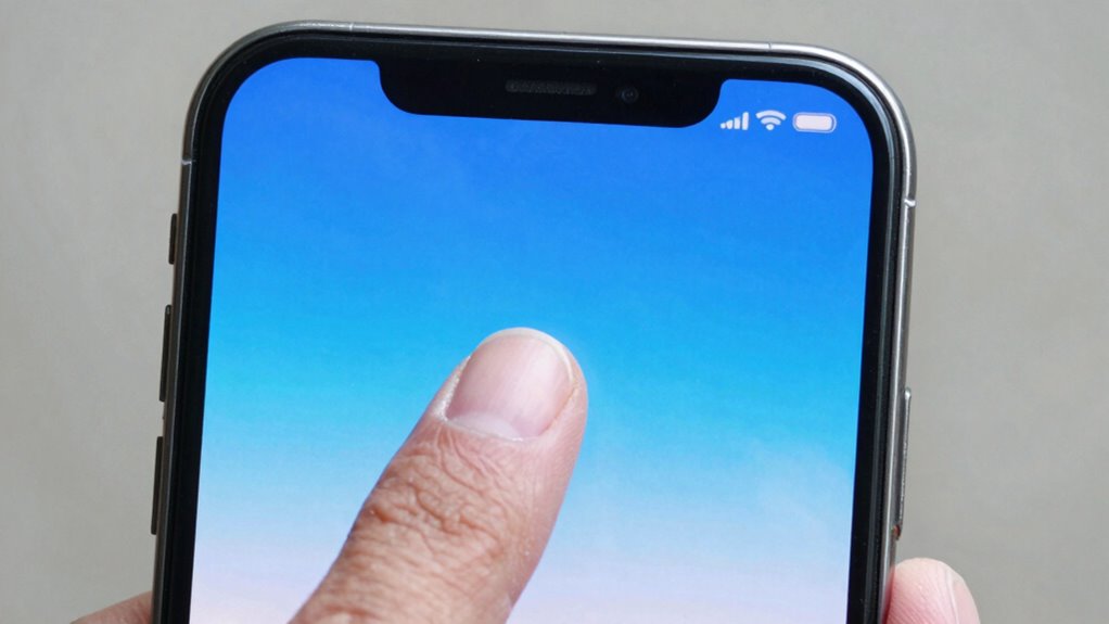 optimal touchscreen positioning