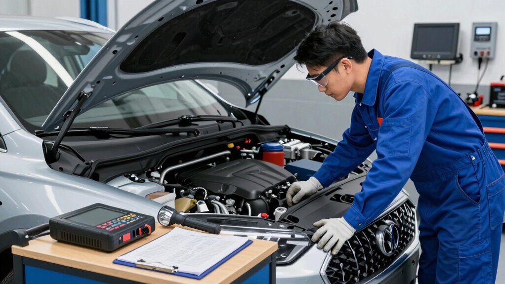 regular vehicle maintenance routine
