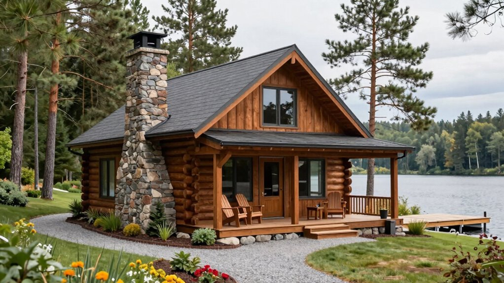 thoughtful harmonious cabin design