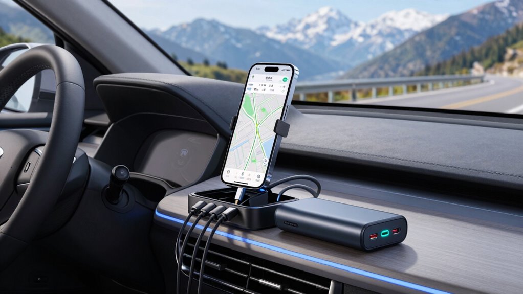 wireless solar device charging system