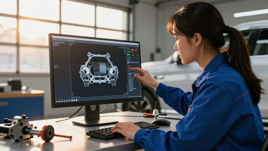 CT scans of BYD car parts