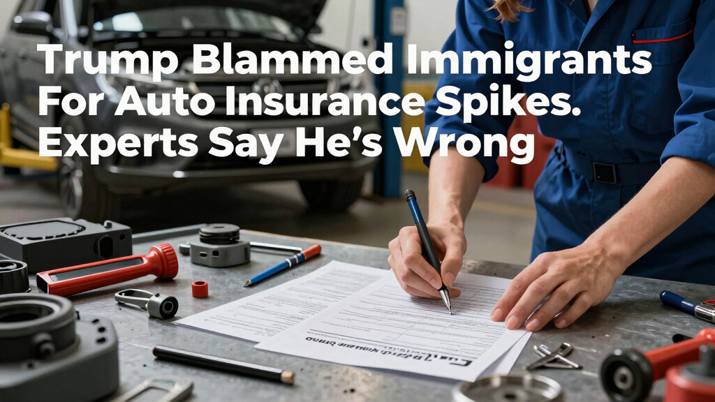Trump Blamed Immigrants For Auto Insurance Spikes. Experts Say He’s Wrong.