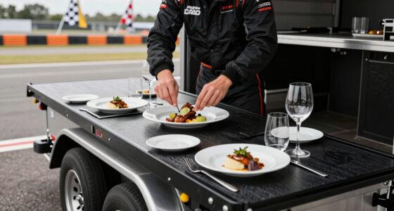 F1 Is Selling Its Richest Fans A Fancy Dinner On A Flat Bed As It Drives Around A Track