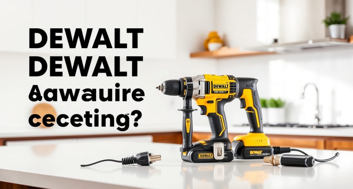 How to Set Up Your DEWALT Power Tools Safely and Effectively