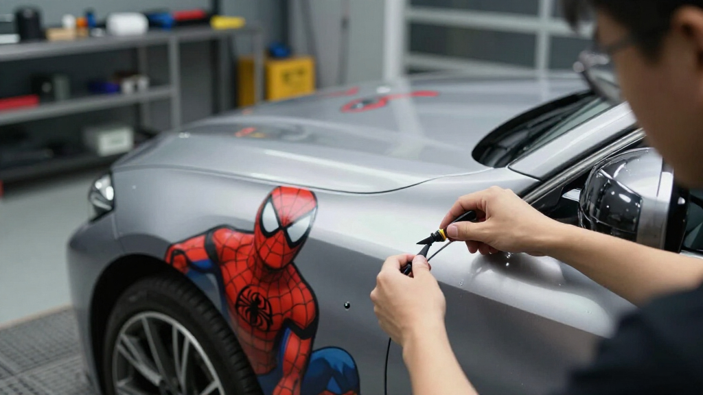 BMW Spider-Man In-car Advertising