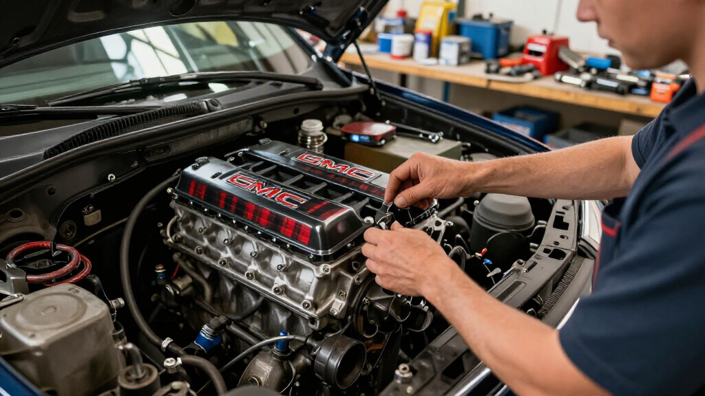GMC Offered Plaid Valve Covers As A Factory Option In 1963