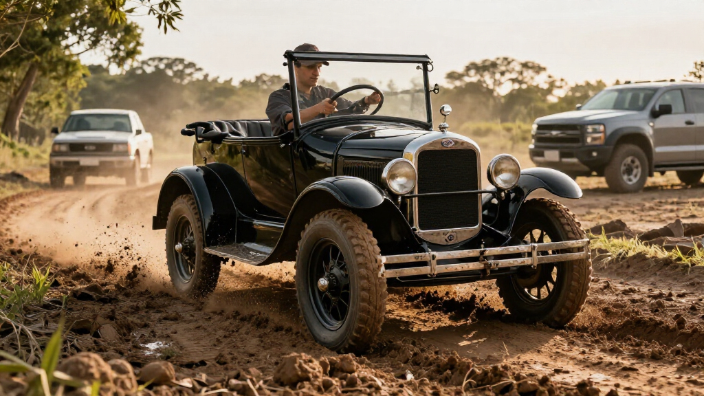 1928 Ford Model A Unfazed By Off-Road Course Made For Modern Trucks