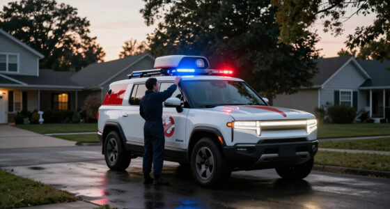 Rivian Turned An R1S Into A Ghostbusters Ecto-1—Sirens, Radar Dish, And All. It Rules