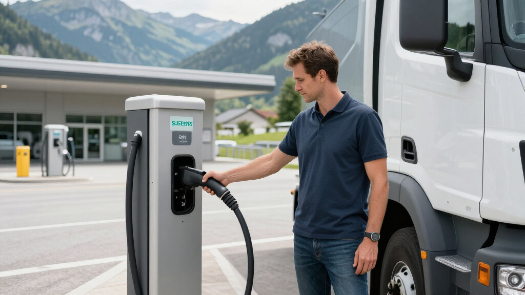 Siemens And OMV Deploy High-power Electric Truck Charging In Austria