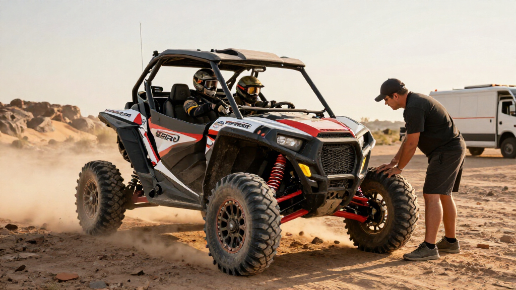 This $200,000 Polaris RZR Side-By-Side Is A 400-HP Dakar Buggy You Can Own