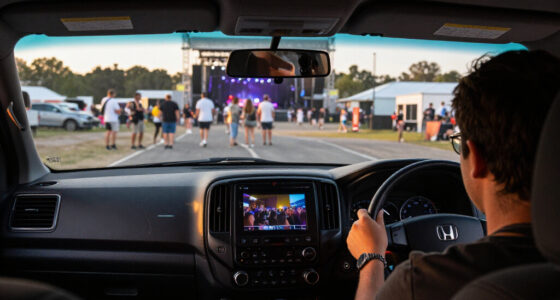 Using A 2010 Honda Pilot Backup Camera To Film A Concert Is Possible, Apparently